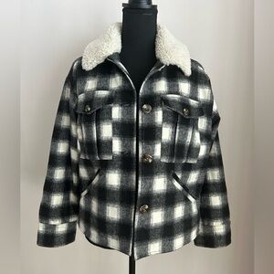 Sundance ‘Sutherland’ Buffalo Black and White Checkered Jacket